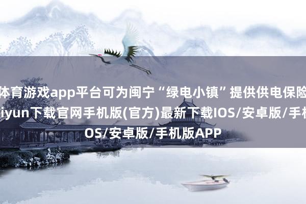 体育游戏app平台可为闽宁“绿电小镇”提供供电保险-开云kaiyun下载官网手机版(官方)最新下载IOS/安卓版/手机版APP